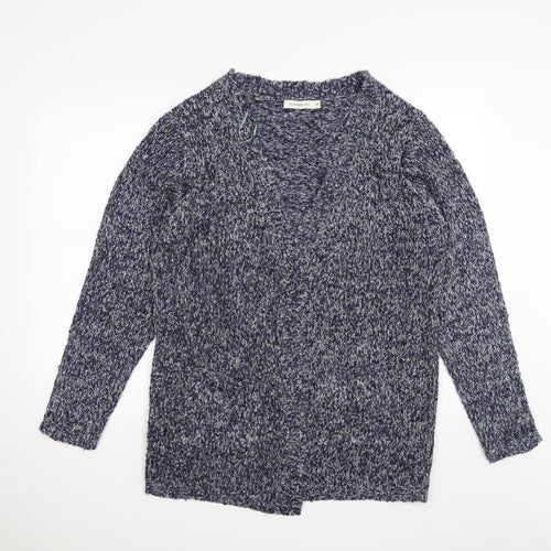 THINK POSITIVE Womens Blue  Knit Cardigan Jumper Size M