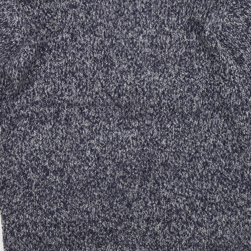 THINK POSITIVE Womens Blue  Knit Cardigan Jumper Size M