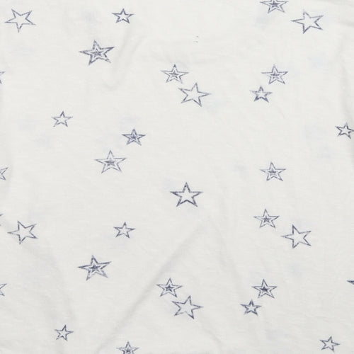Bonmarché Womens White  Knit Pullover Jumper Size 18  - stars