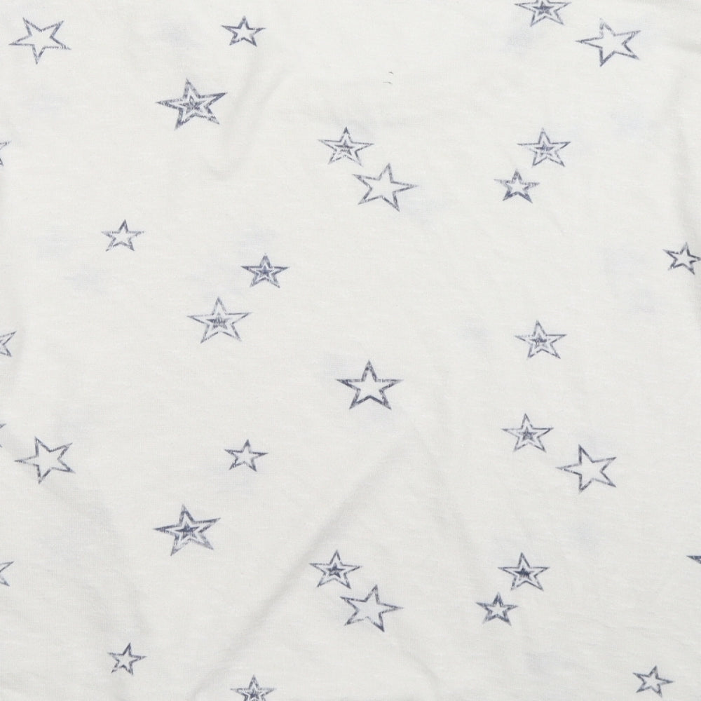 Bonmarché Womens White  Knit Pullover Jumper Size 18  - stars