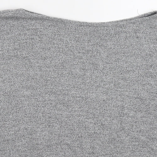 pretty little thing Womens Grey  Knit Pullover Jumper Size L