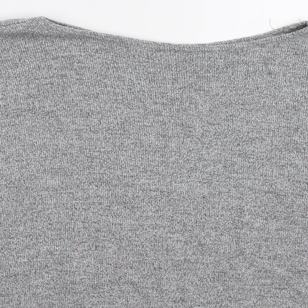 pretty little thing Womens Grey  Knit Pullover Jumper Size L