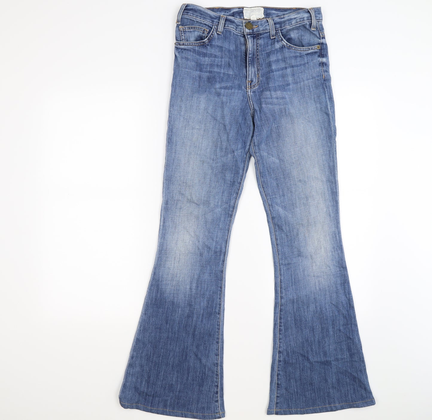 currently/elliott Womens Blue  Denim Flared Jeans Size 8 L31 in