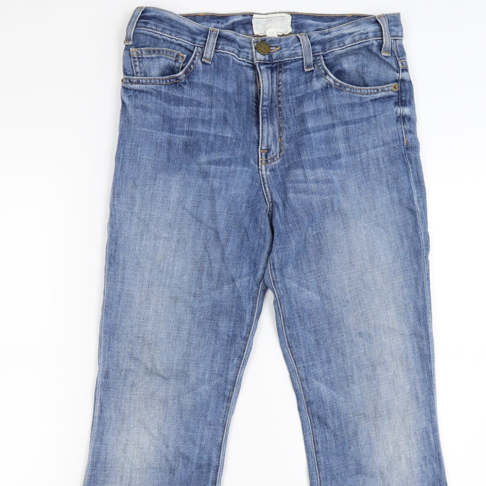 currently/elliott Womens Blue  Denim Flared Jeans Size 8 L31 in