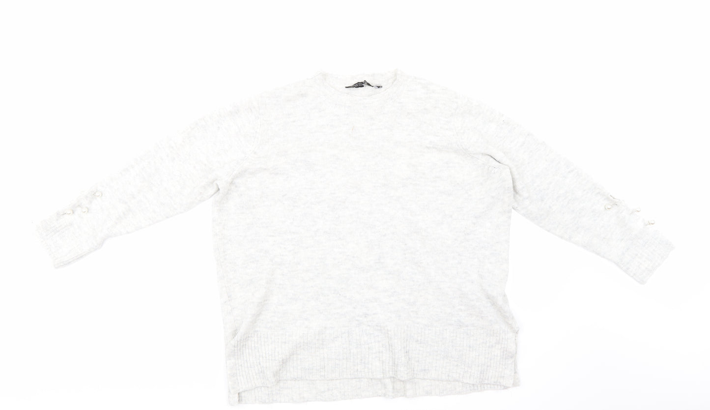 Dorothy Perkins Womens Grey   Pullover Jumper Size 18