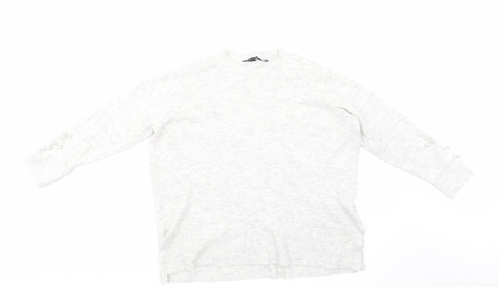 Dorothy Perkins Womens Grey Pullover Jumper Size 18