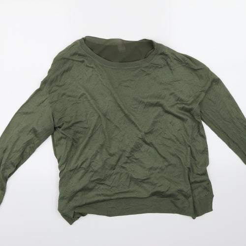 H&M  Womens Green   Pullover Jumper Size 12