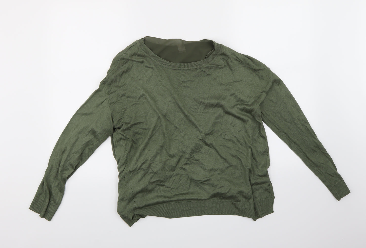 H&M  Womens Green   Pullover Jumper Size 12