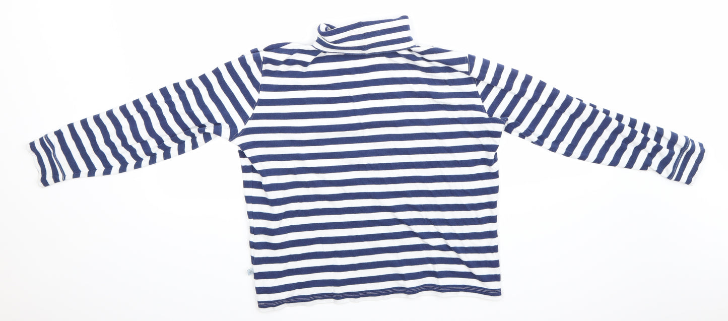 One Up Golf Womens Multicoloured Striped  Pullover Jumper Size 10