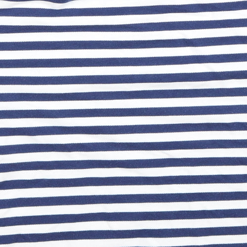 One Up Golf Womens Multicoloured Striped  Pullover Jumper Size 10