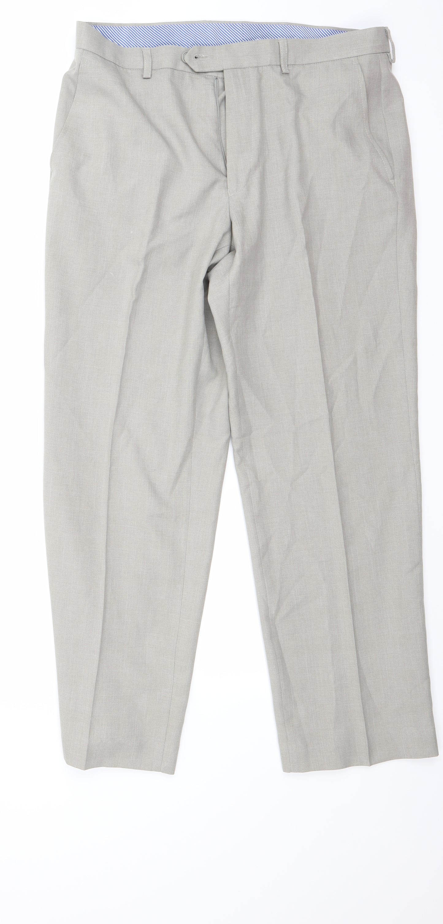 Marks and Spencer Mens Grey    Suit Trousers Size 34 L25 in