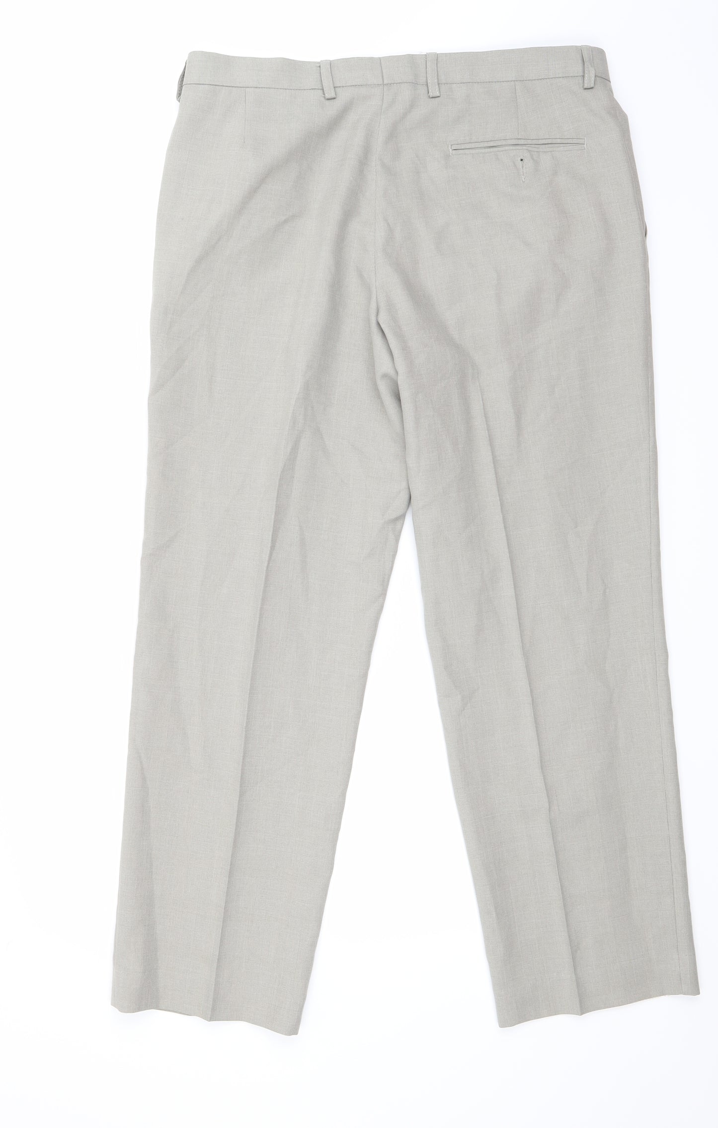 Marks and Spencer Mens Grey    Suit Trousers Size 34 L25 in