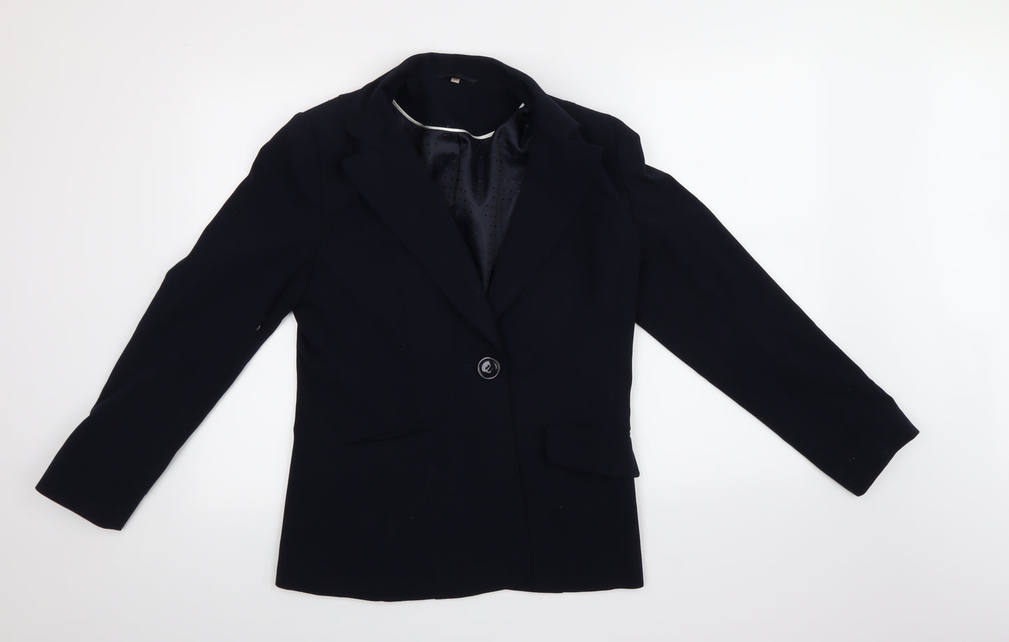 Style By Ewm Womens Blue   Jacket Blazer Size 10