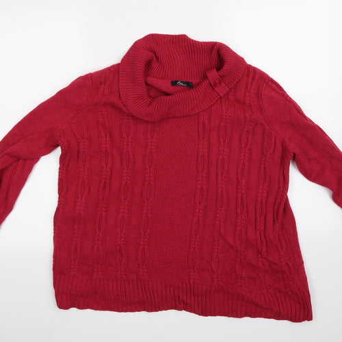 Bon Marché Womens Pink   Pullover Jumper Size 14