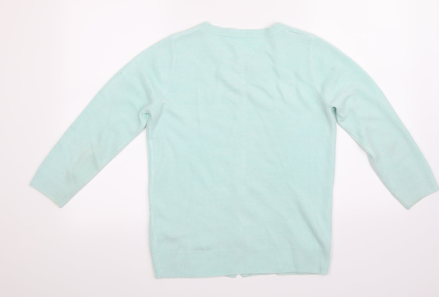 Preworn Womens Green   Cardigan Jumper Size 10