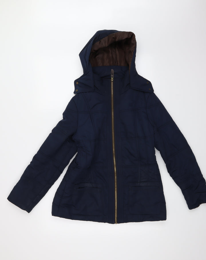BHS Womens Blue   Overcoat Coat Size 12