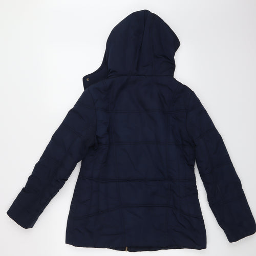 BHS Womens Blue   Overcoat Coat Size 12