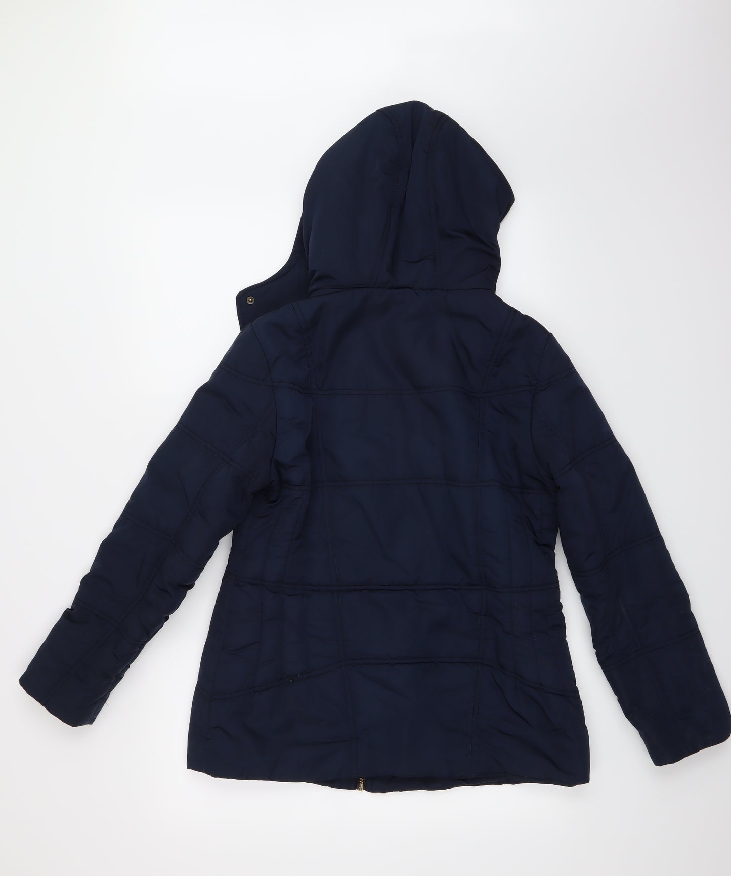 BHS Womens Blue   Overcoat Coat Size 12