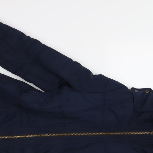 BHS Womens Blue   Overcoat Coat Size 12