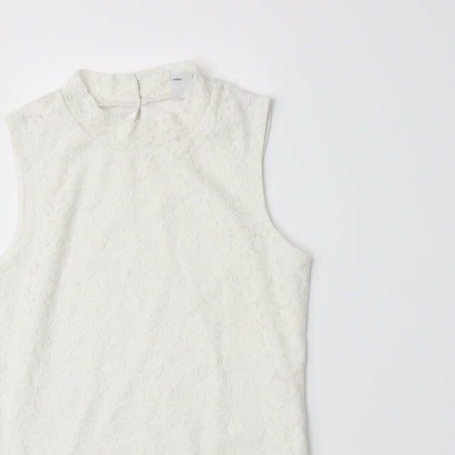 Lindex Girls White   Basic Tank Size 10-11 Years