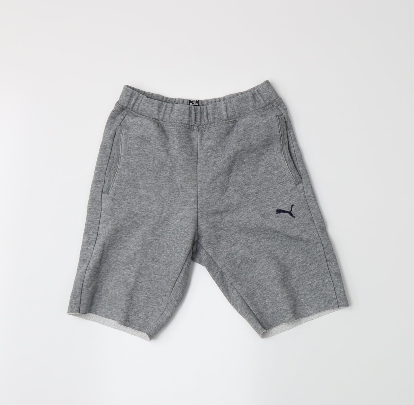 PUMA Mens Blue  Jersey Sweat Shorts Size 24 in