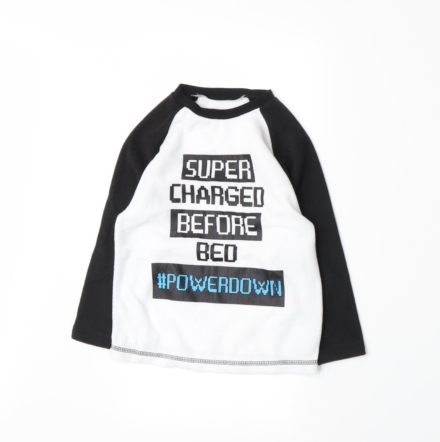 Studio Boys White  Fleece Pullover Sweatshirt Size 2-3 Years
