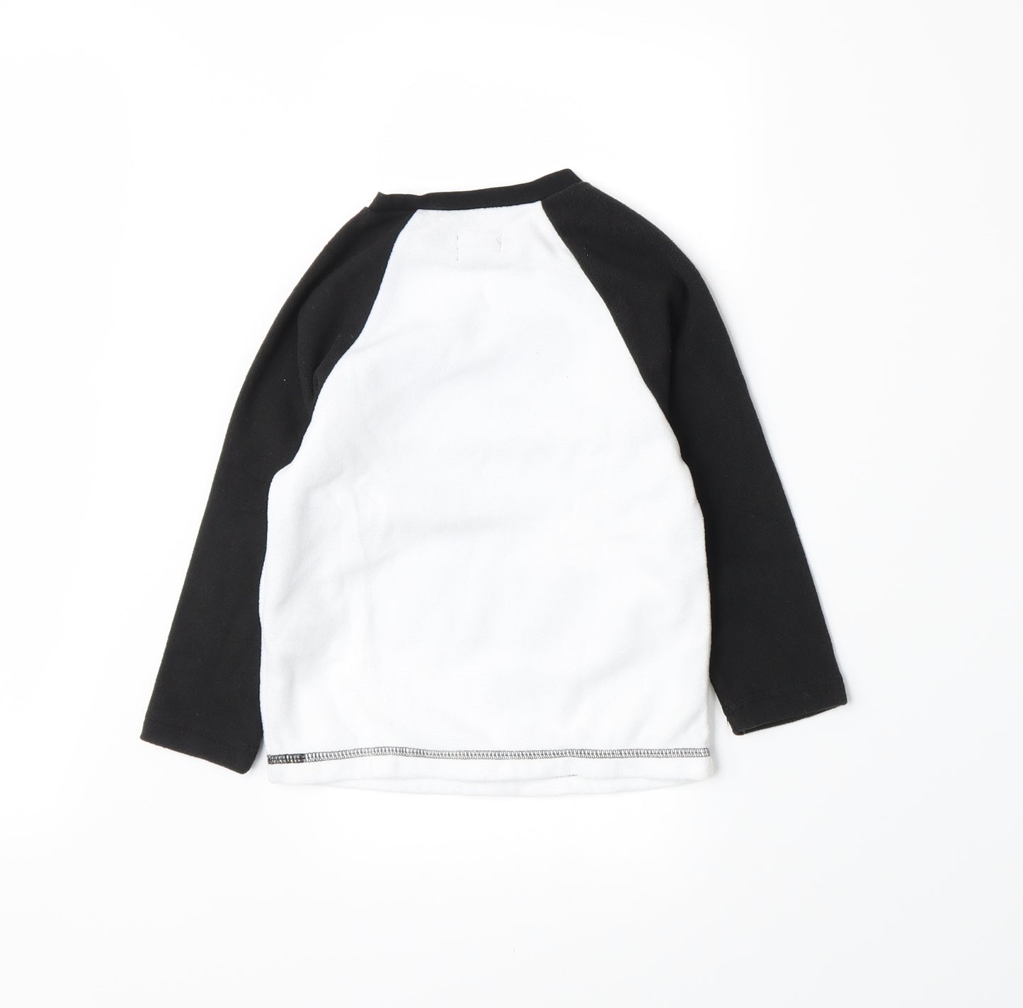 Studio Boys White  Fleece Pullover Sweatshirt Size 2-3 Years
