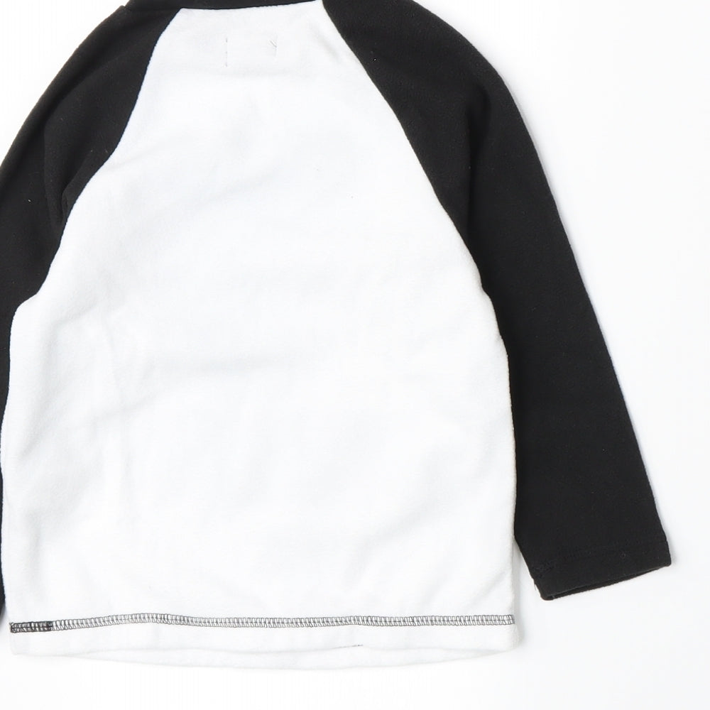 Studio Boys White  Fleece Pullover Sweatshirt Size 2-3 Years