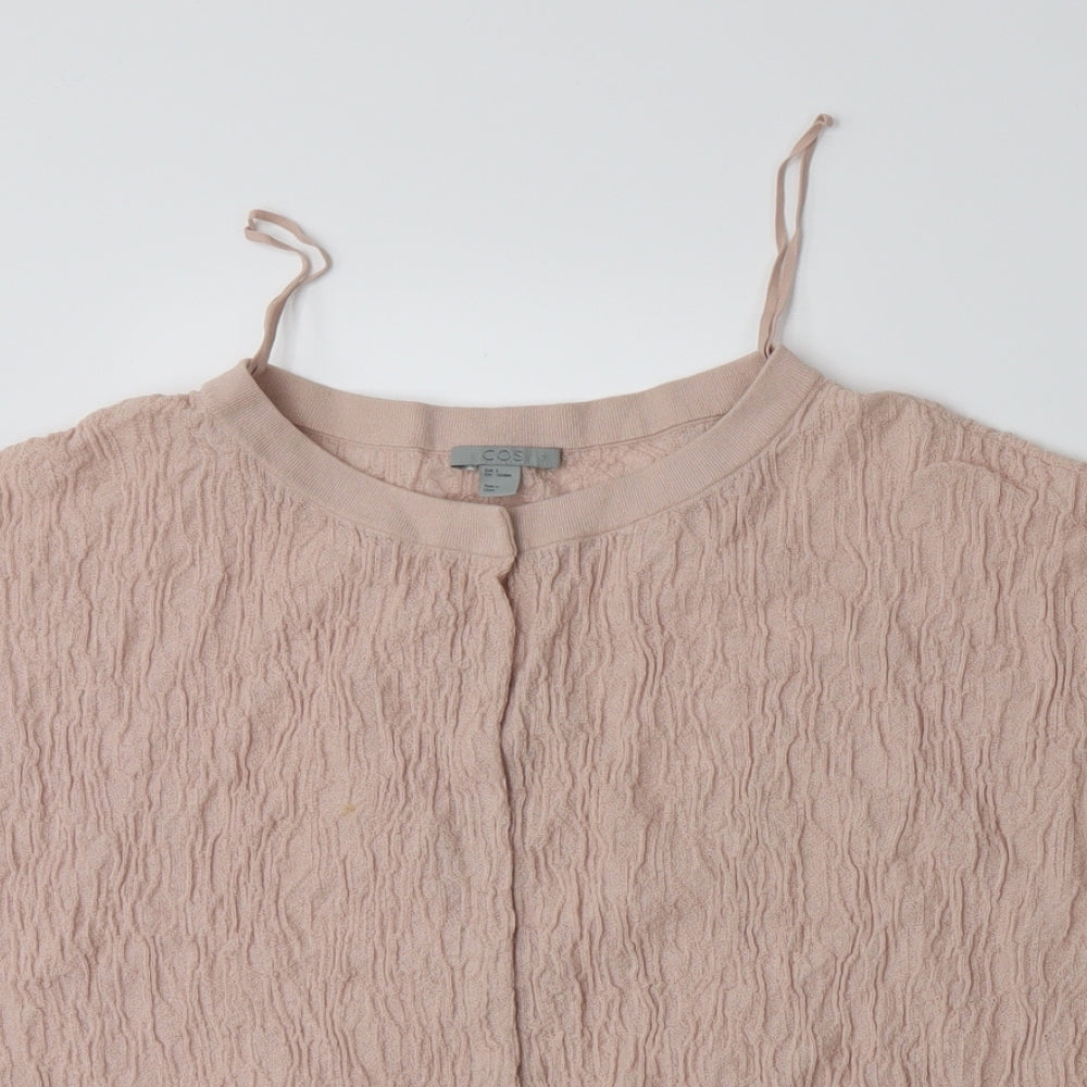 COS Womens Pink   Basic Button-Up Size S