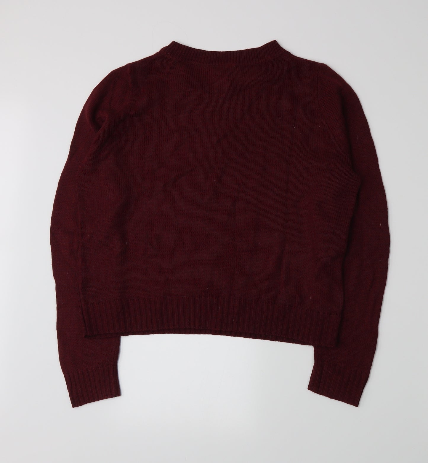 Divided by H&M Womens Red  Knit Pullover Jumper Size S