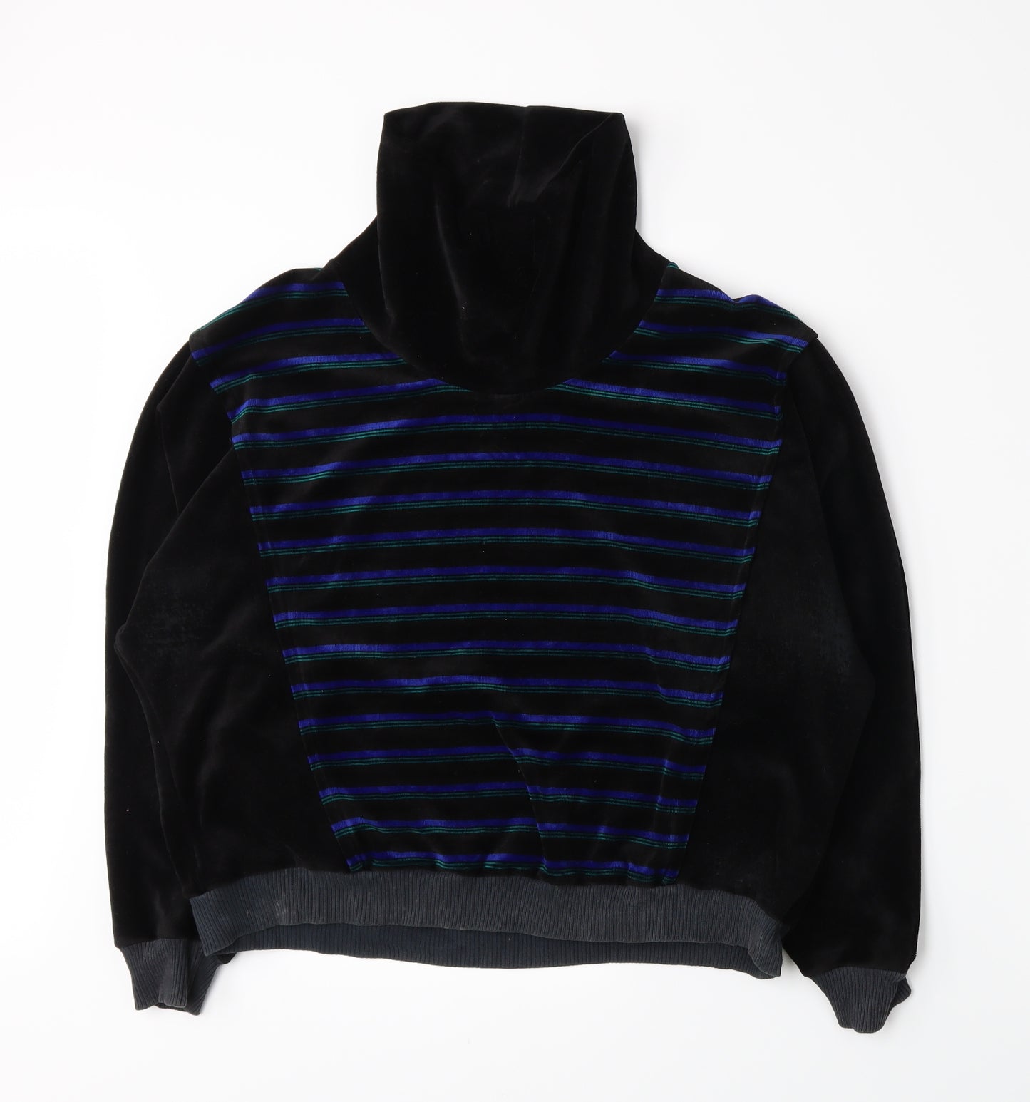 BHS Womens Black Striped  Pullover Sweatshirt Size 14