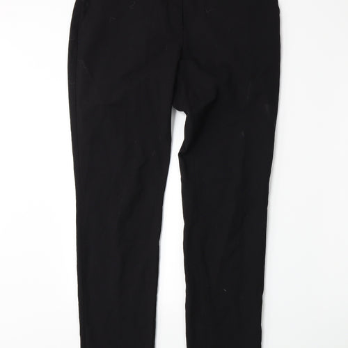 H&M Womens Black   Trousers  Size 12 L28 in