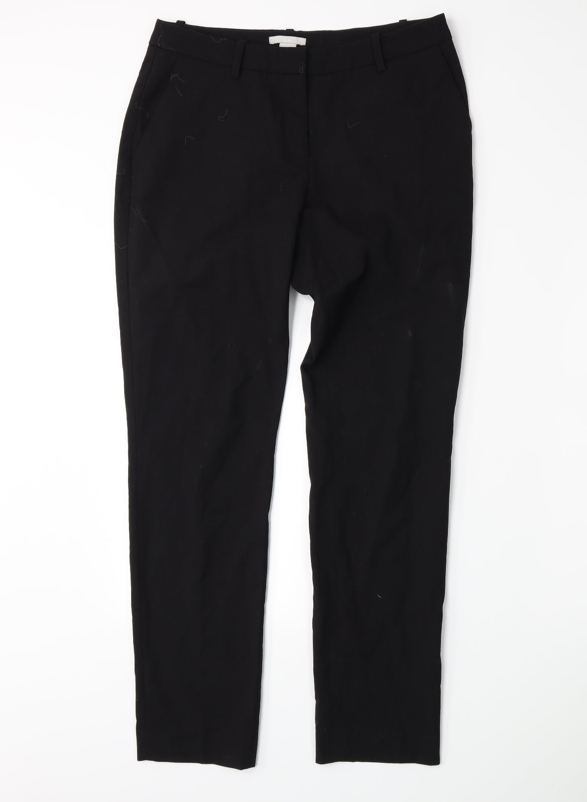 H&M Womens Black   Trousers  Size 12 L28 in