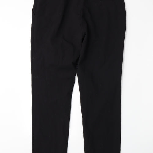 H&M Womens Black   Trousers  Size 12 L28 in