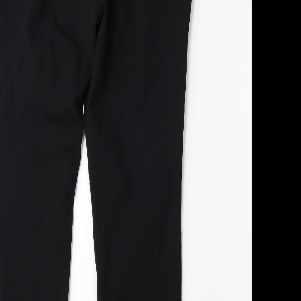 H&M Womens Black   Trousers  Size 12 L28 in