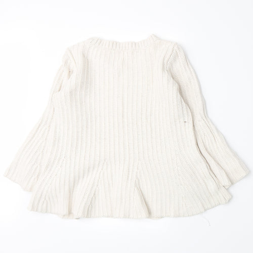 Gap Womens Beige  Knit Pullover Jumper Size S