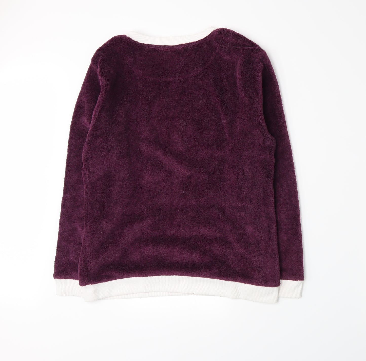 Primark Womens Purple  Fleece Top Pyjama Top Size M  - Harry Potter