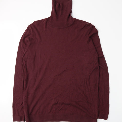 Topman Womens Red  Knit Pullover Jumper Size M