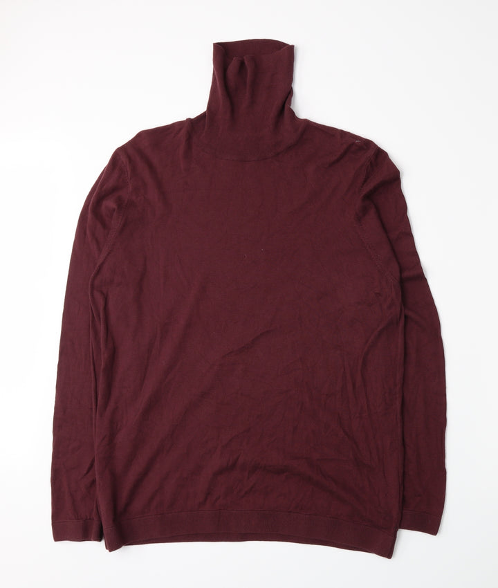 Topman Womens Red  Knit Pullover Jumper Size M