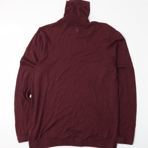 Topman Womens Red  Knit Pullover Jumper Size M