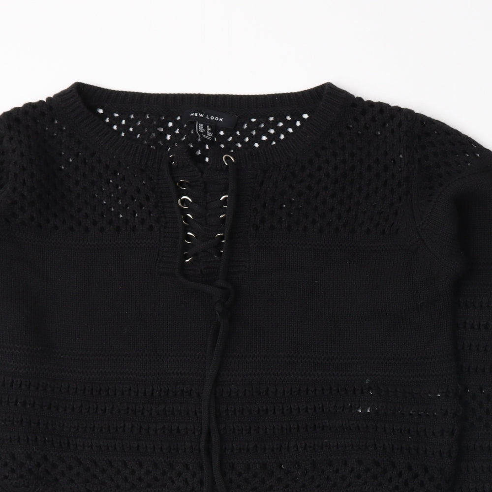 New Look Womens Black   Pullover Jumper Size 6