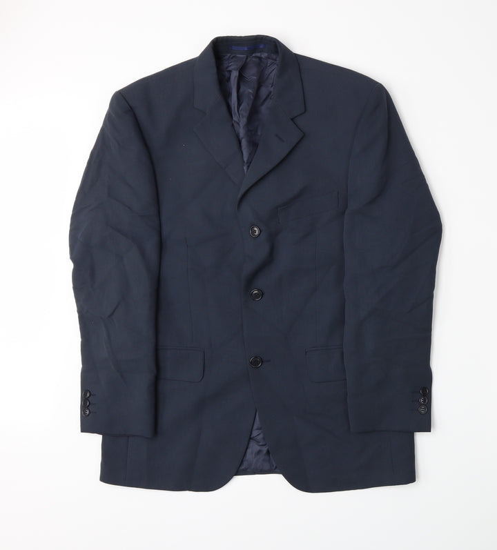 Soveriegn Mens Blue   Jacket Suit Jacket Size L