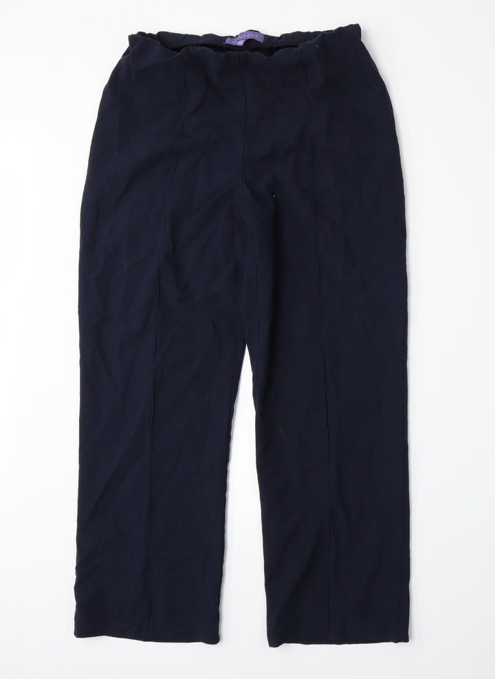Autonomy Womens Blue Trousers Size 12 L26 in