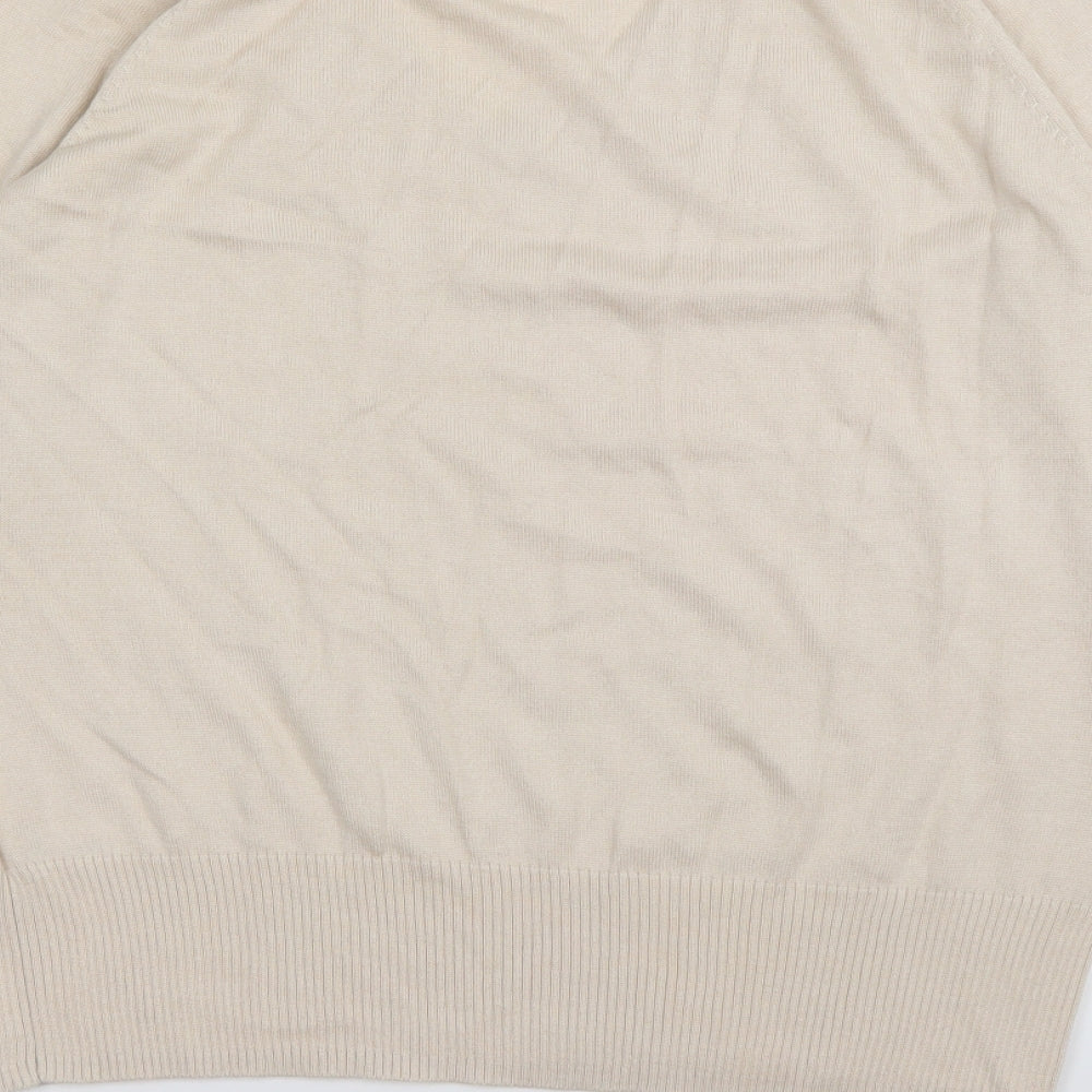 Preworn Womens Beige   Pullover Sweatshirt Size 18