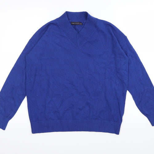 Marks and Spencer Mens Blue   Pullover Sweatshirt Size S