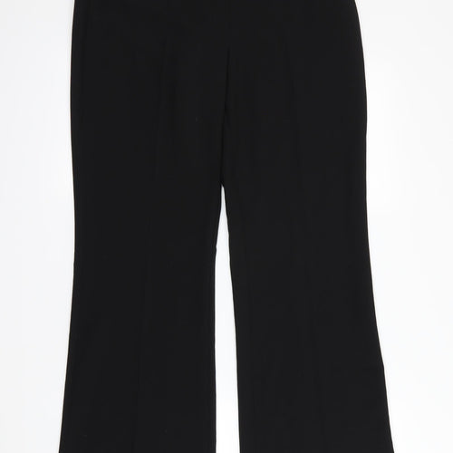 Debenhams Womens Black   Dress Pants Trousers Size 12 L29 in