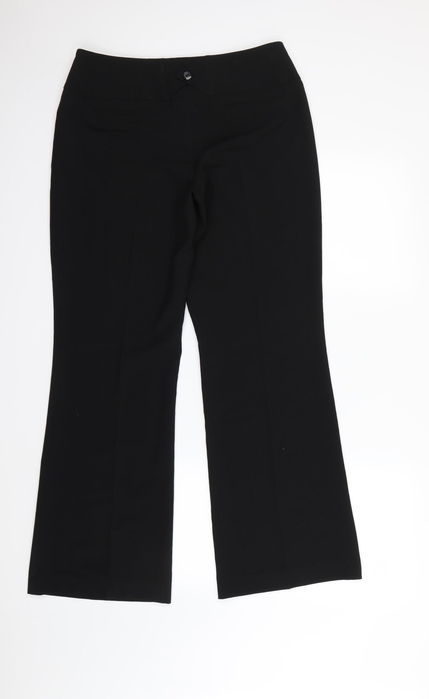 Debenhams Womens Black   Dress Pants Trousers Size 12 L29 in