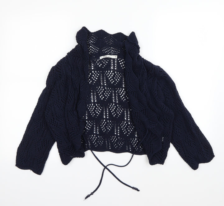 M&Co Womens Blue   Cardigan Jumper Size M