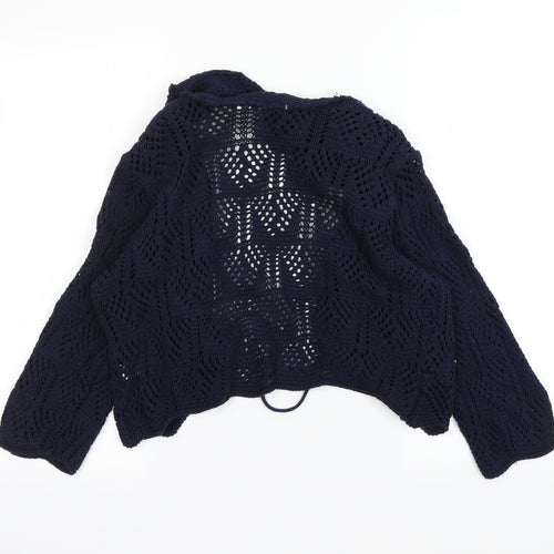 M&Co Womens Blue   Cardigan Jumper Size M