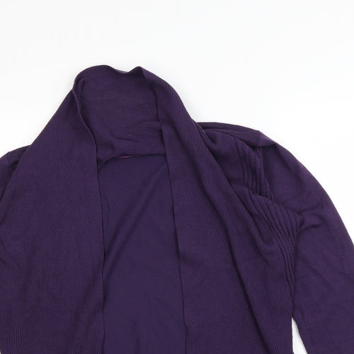 Mimosa Womens Purple  Knit Cardigan Jumper Size 12